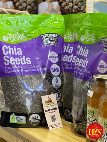 Hạt Chia Seeds- Organic- Mỹ