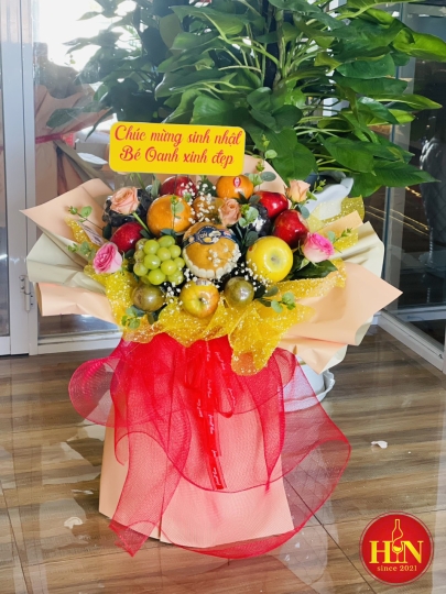 Lẵng Trái Cây Mẫu Cao Sang Trọng