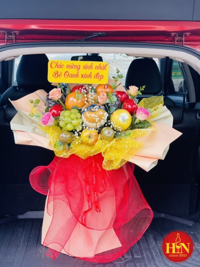 Lẵng Trái Cây Mẫu Cao Sang Trọng