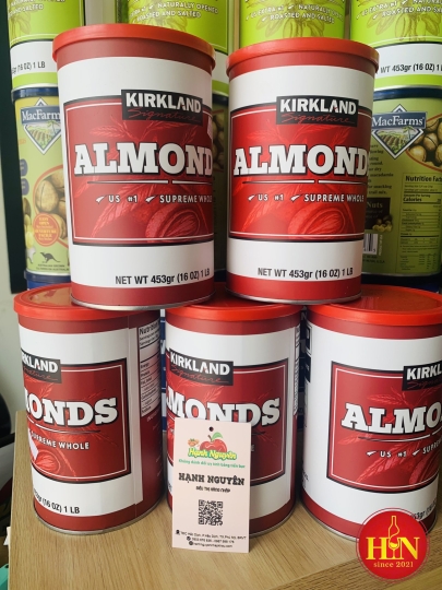 HẠNH NHÂN ALMOND KIRKLAND 453g