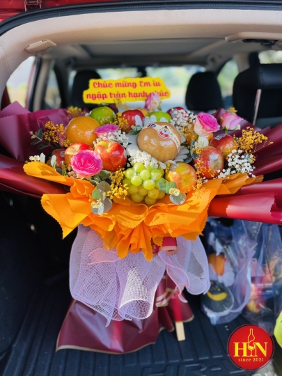 Lẵng Trái Cây Khai Trương