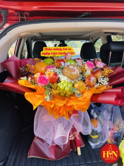 Lẵng Trái Cây Khai Trương