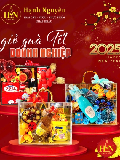 Giỏ Trái Qùa Cao Cấp Mẫu 002