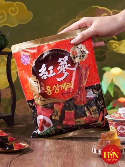 Kẹo dẻo hồng sâm ít đường Cheonnyeonae Food Hàn Quốc