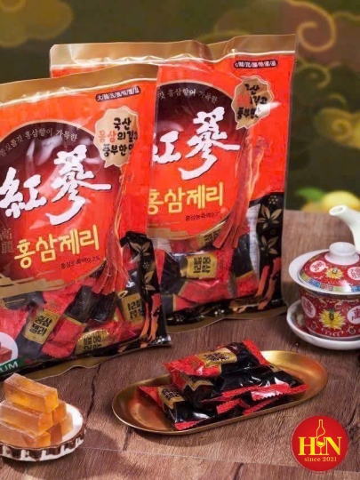 Kẹo dẻo hồng sâm ít đường Cheonnyeonae Food Hàn Quốc