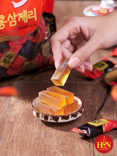 Kẹo dẻo hồng sâm ít đường Cheonnyeonae Food Hàn Quốc