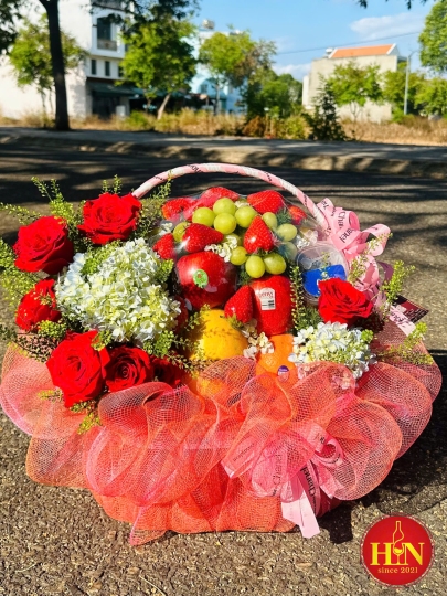 Giỏ trái cây tặng,biếu,sinh nhật,thăm nhà