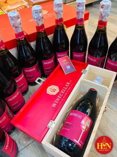 Rượu Vang Nổ Tavernello Lambrusco Emilia IGT