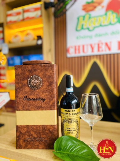 Rượu vang Ý Vanitá Primitivo Di Manduria DOP