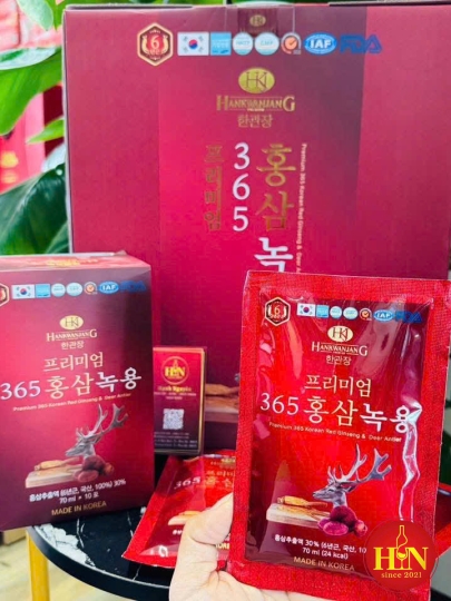 Nước Hồng Sâm Nhung Hươu Linh Chi