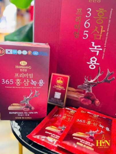 Nước Hồng Sâm Nhung Hươu Linh Chi