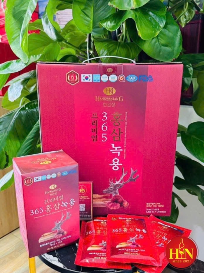 Nước Hồng Sâm Nhung Hươu Linh Chi