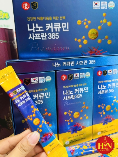 TINH CHẤT NGHỆ NANO SAFFRON 365 CAO CẤP