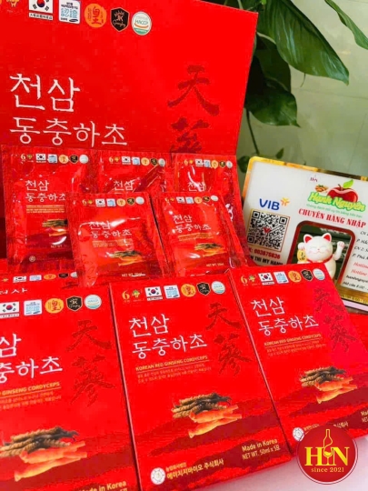Nước Thiên Sâm Đông Trùng 50ml X 30 Gói
