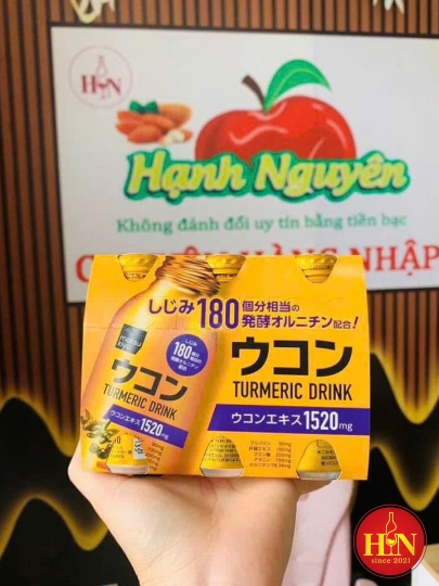 NƯỚC UỐNG TINH CHẤT NGHỆ TƯƠI CAO CẤP TURMERIC NHẬT BẢN 